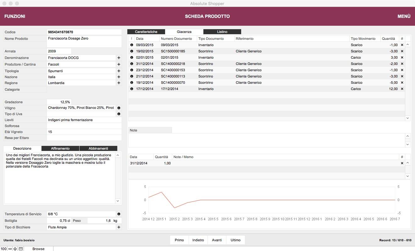 Winery retail app